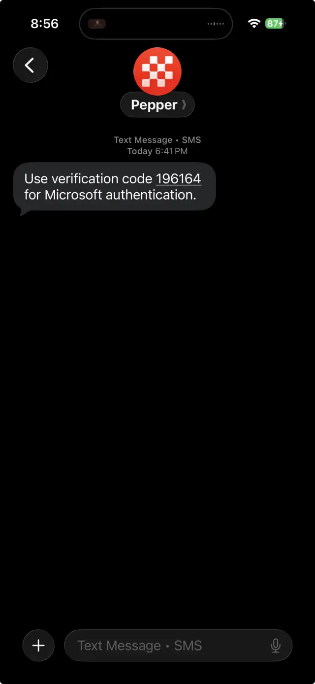 Pepper iPhone app conversation
